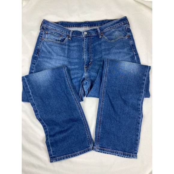 Levi 541 Mens 38x34 Jeans Medium Wash Blue Denim Pants - Picture 7 of 7